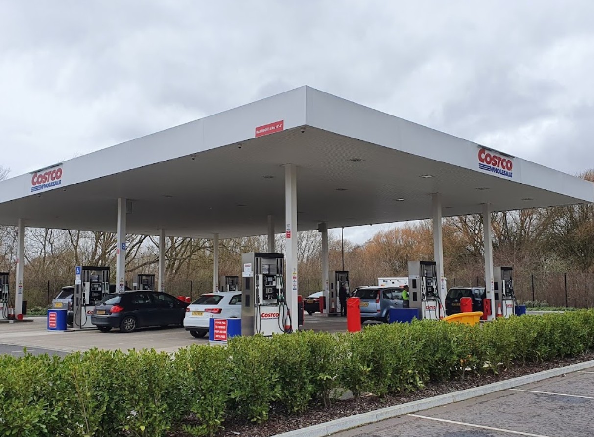 Costco petrol station image