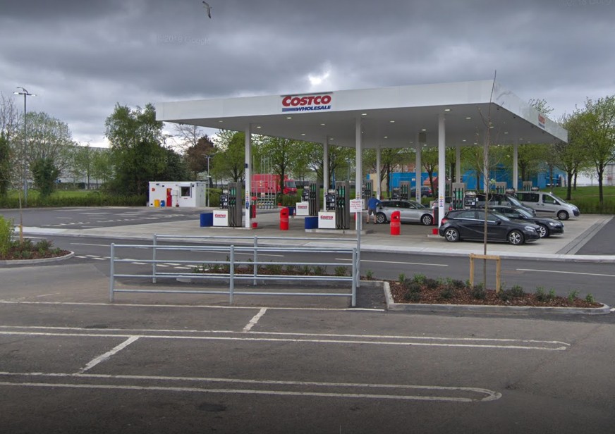 Costco Petrol Prices Station Glasgow